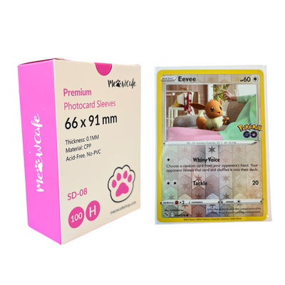 [66x91 MM] Meowcafe Premium CPP Card Sleeve for Kpop Photocards