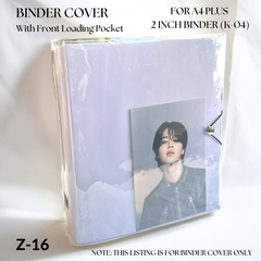 [30% OFF] EVA Binder Cover For K-KEEP [A4 Plus 2 inch] Binder, 0.3MM Thick PVC Free and Acid Free (Z-16)