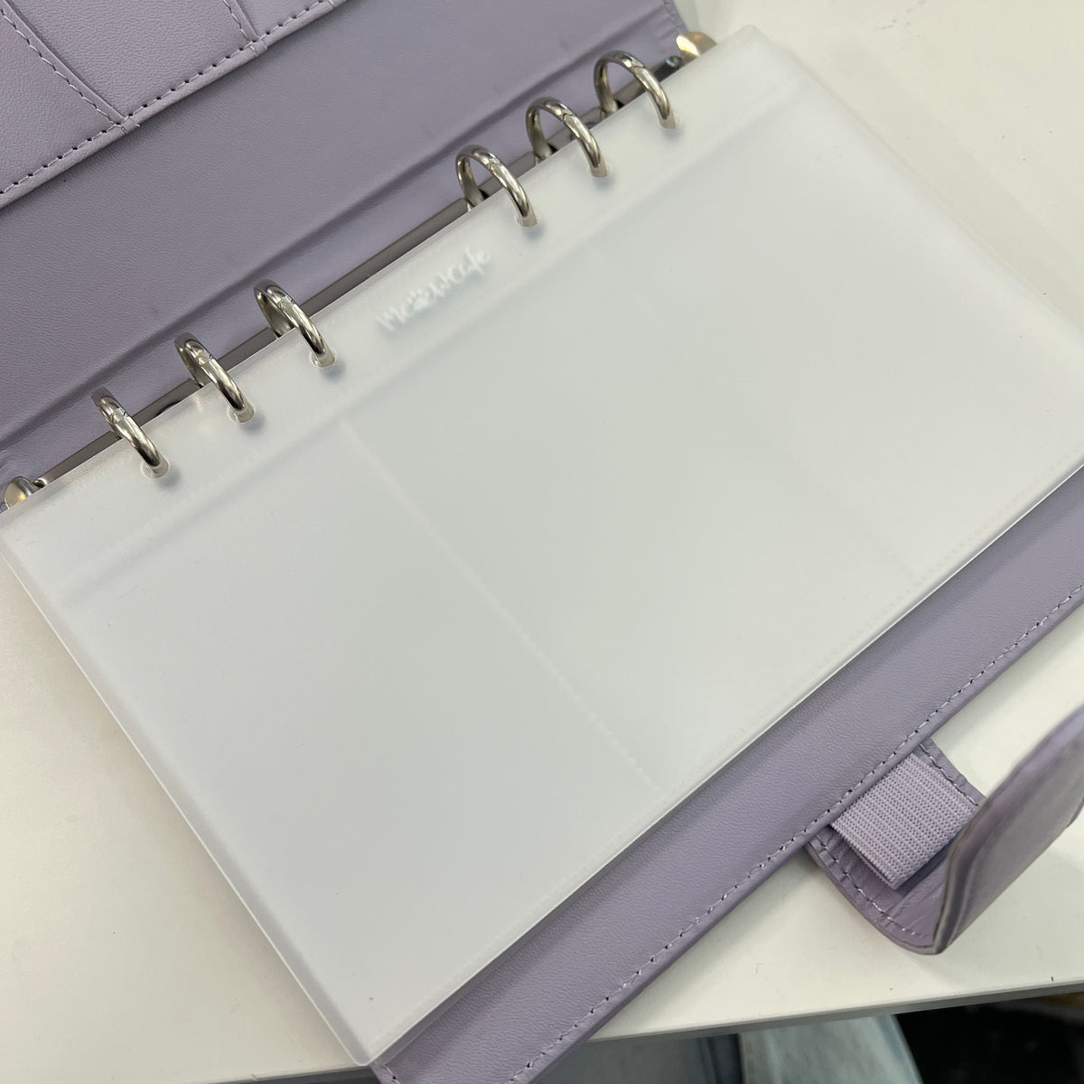 K-KEEP [A6 Slim] 3 Pocket - 61x93mm Single-Sided A6-6 Holes Premium Binder Pages,  100 Micron Thick, High Definition Glossy (Pack of 10)