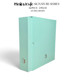 [PRE ORDER] [Signature Series] - [A4 Plus] - [2 inch] - Magnetic Closure Binder + Dustproof SlipCase - Sundae