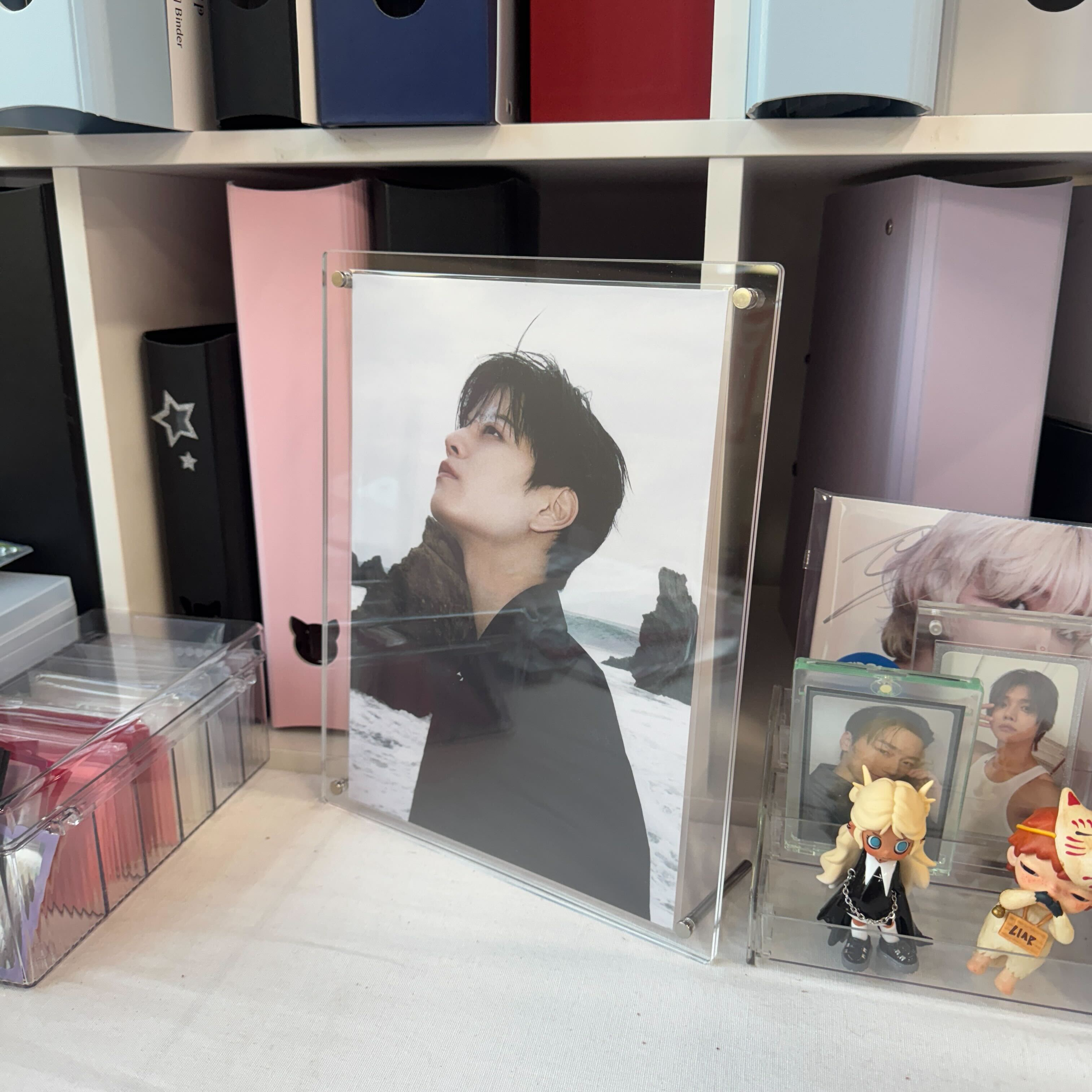 [205x285MM]  Meowcafe Premium CPP Card Sleeve for 200x280mm Card, Stary Kids DO IT IT Version Photocard (15 sleeves)