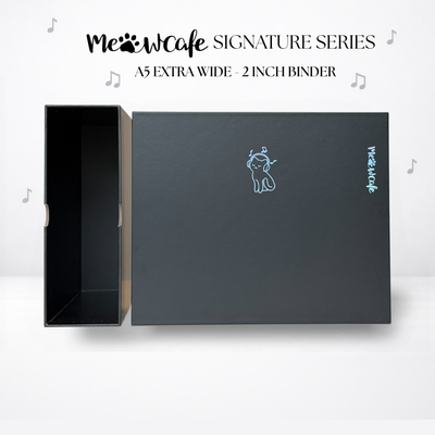 [Signature Series] - [A5 Extra Wide] - [2 inch] - Magnetic Closure Binder + Dustproof SlipCase - Melody