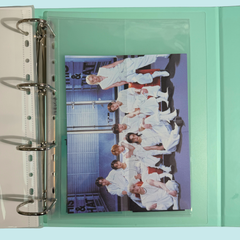 K-KEEP [A4 Slim] - Custom Inclusion Page - 1 Pocket (194 x 280mm)- Premium Single Sided Top-loading Pages Generic Fit into Both A4 3/4 Ring Binder (Pack of 10)(C-01)