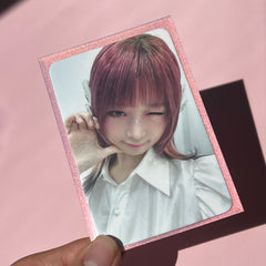 [Double Sided Stardust] Meowcafe [61 x 91 mm] Premium Stardust Sleeves - Gradient Pink Stardust