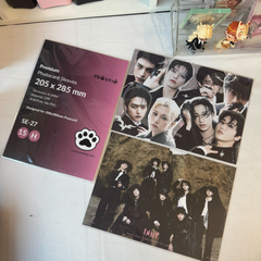 [205x285MM]  Meowcafe Premium CPP Card Sleeve for 200x280mm Card, Stary Kids DO IT IT Version Photocard (15 sleeves)