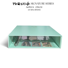 [PRE ORDER] [Signature Series] - [A4 Plus] - [2 inch] - Magnetic Closure Binder + Dustproof SlipCase - Sundae