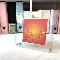 K-KEEP Acrylic Display Frame - [OT5 - 5 Cards Frame Stand with Screws] Slot Size 62x92MM Also Fits Ateez Golden Hour Part 3 signed postcard