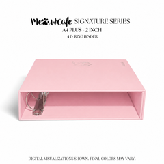 [PRE ORDER] [Signature Series] - [A4 Plus] - [2 inch] - Magnetic Closure Binder + Dustproof SlipCase - Cupid (Sakura Pink)