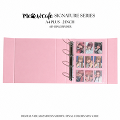[PRE ORDER] [Signature Series] - [A4 Plus] - [2 inch] - Magnetic Closure Binder + Dustproof SlipCase - Cupid (Sakura Pink)