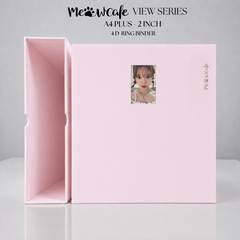 [PRE ORDER] [View Series] - [A4 Plus] - [2 inch] - Magnetic Closure Binder + Dustproof SlipCase - Icy Pink