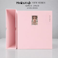 [PRE ORDER] [View Series] - [A4 Plus] - [2 inch] - Magnetic Closure Binder + Dustproof SlipCase - Ballet Pink