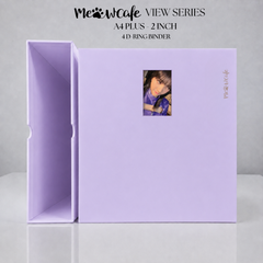 [PRE ORDER] [View Series] - [A4 Plus] - [2 inch] - Magnetic Closure Binder + Dustproof SlipCase - Light Purple