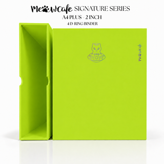 [PRE ORDER][Signature Series] - [A4 Plus] - [2 inch] - Magnetic Closure Binder + Dustproof SlipCase - Alien
