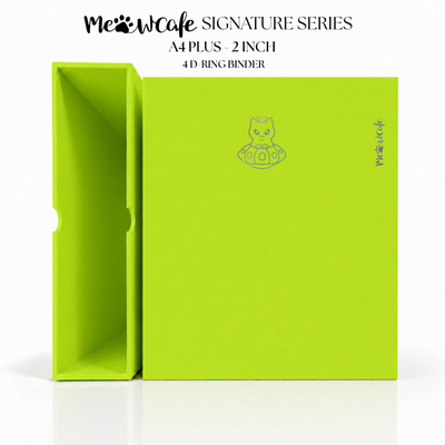 [PRE ORDER][Signature Series] - [A4 Plus] - [2 inch] - Magnetic Closure Binder + Dustproof SlipCase - Alien