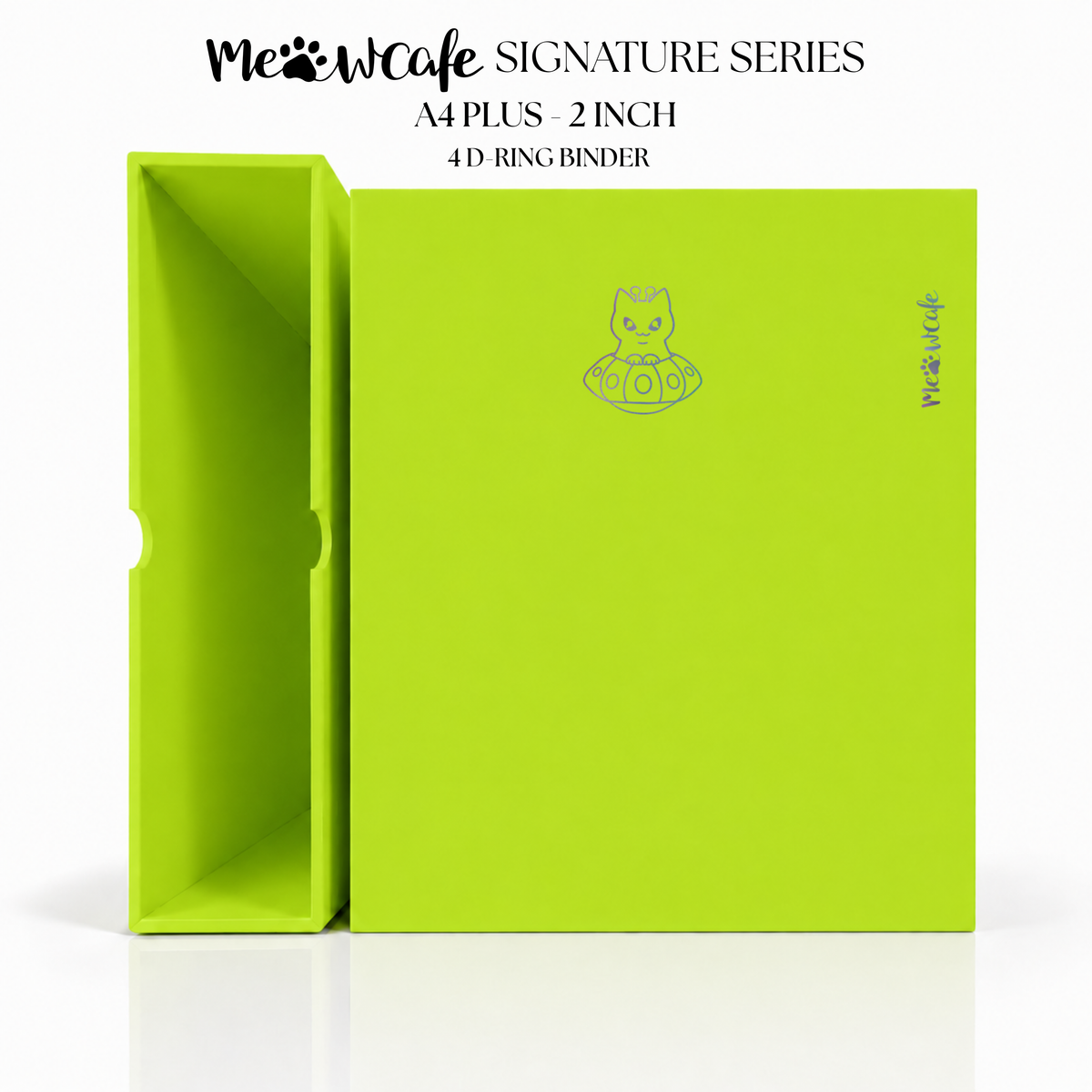[PRE ORDER][Signature Series] - [A4 Plus] - [2 inch] - Magnetic Closure Binder + Dustproof SlipCase - Alien