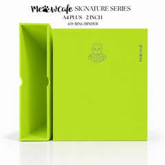 [PRE ORDER][Signature Series] - [A4 Plus] - [2 inch] - Magnetic Closure Binder + Dustproof SlipCase - Alien