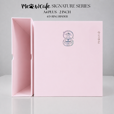 [PRE ORDER] [Signature Series] - [A4 Plus] - [2 inch] - Magnetic Closure Binder + Dustproof SlipCase - Ballet