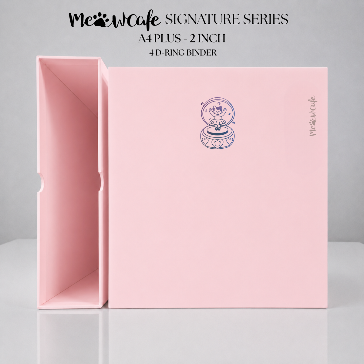 [PRE ORDER] [Signature Series] - [A4 Plus] - [2 inch] - Magnetic Closure Binder + Dustproof SlipCase - Ballet