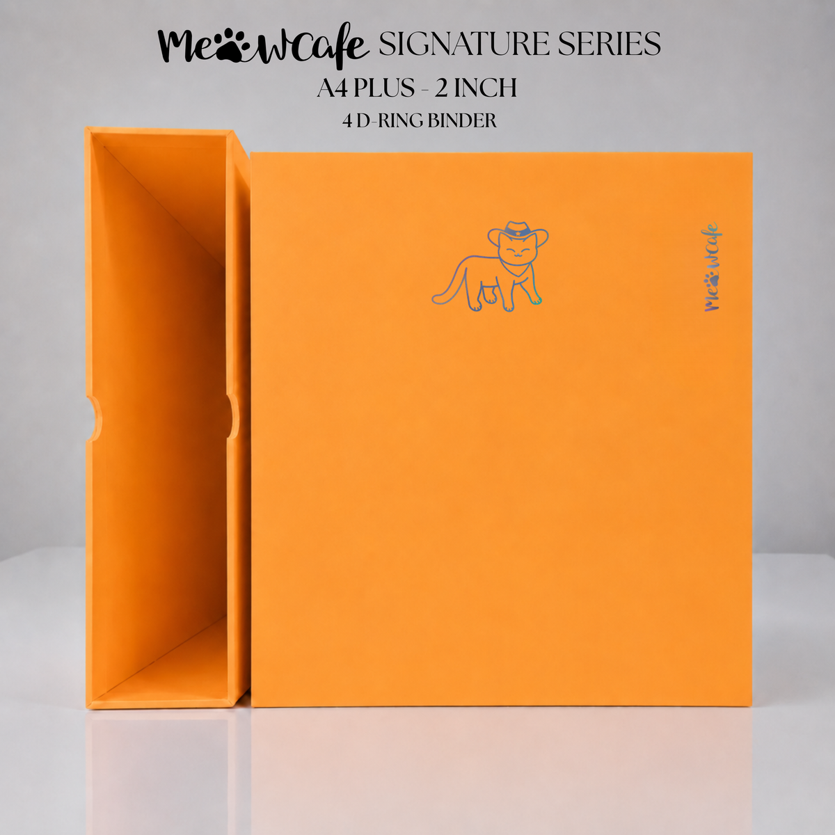 [PRE ORDER] [Signature Series] - [A4 Plus] - [2 inch] - Magnetic Closure Binder + Dustproof SlipCase - Cowboy