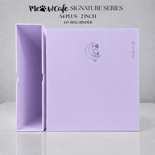 [PRE ORDER] [Signature Series] - [A4 Plus] - [2 inch] - Magnetic Closure Binder + Dustproof SlipCase - Luna