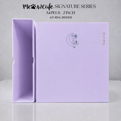 [PRE ORDER] [Signature Series] - [A4 Plus] - [2 inch] - Magnetic Closure Binder + Dustproof SlipCase - Luna