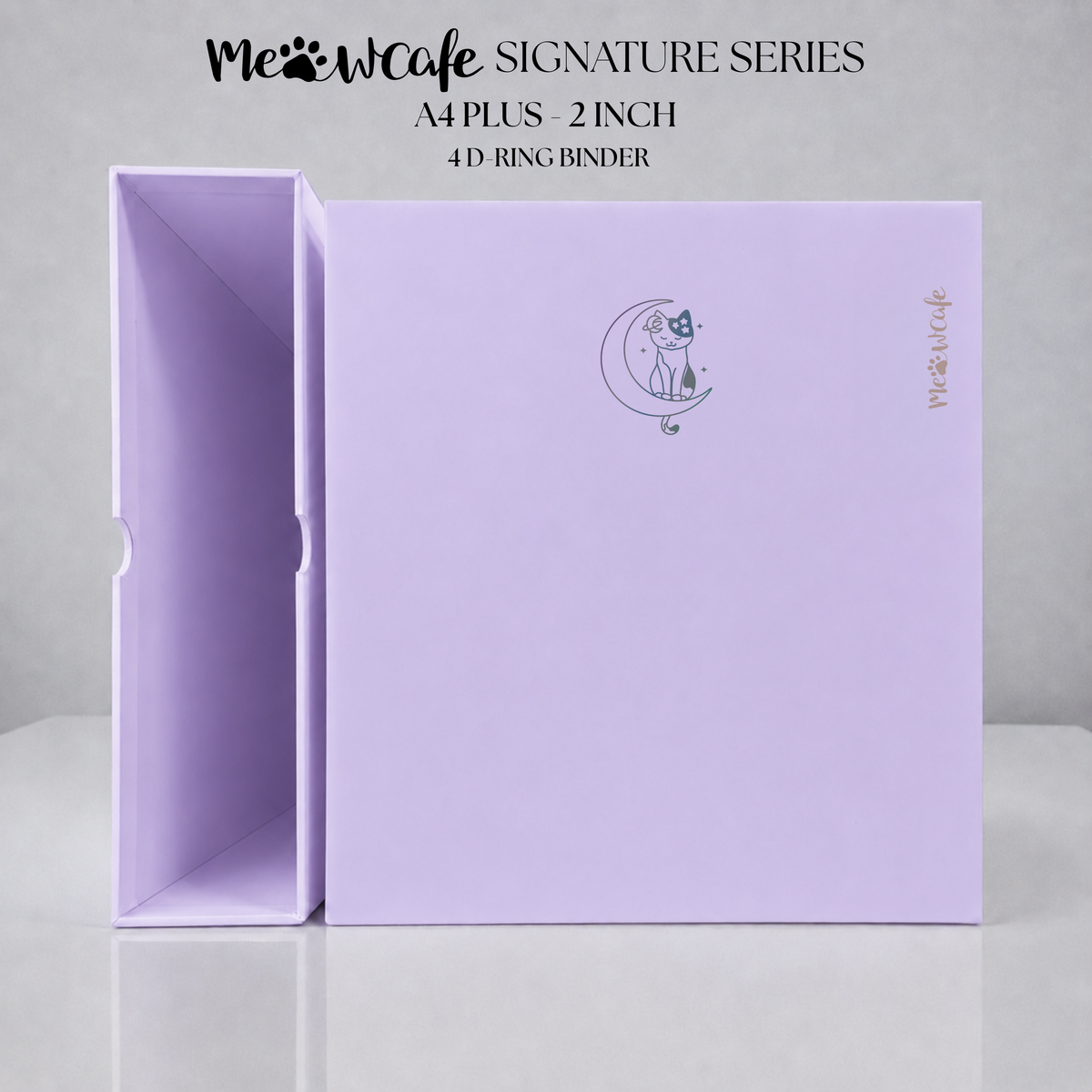 [PRE ORDER] [Signature Series] - [A4 Plus] - [2 inch] - Magnetic Closure Binder + Dustproof SlipCase - Luna