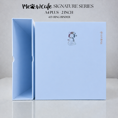 [PRE ORDER] [Signature Series] - [A4 Plus] - [2 inch] - Magnetic Closure Binder + Dustproof SlipCase - Snowflake