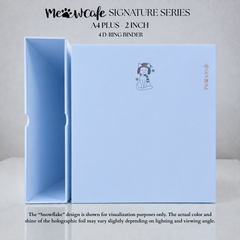 [PRE ORDER] [Signature Series] - [A4 Plus] - [2 inch] - Magnetic Closure Binder + Dustproof SlipCase - Snowflake