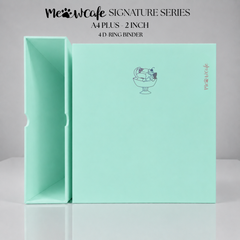 [PRE ORDER] [Signature Series] - [A4 Plus] - [2 inch] - Magnetic Closure Binder + Dustproof SlipCase - Sundae