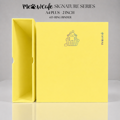 [PRE ORDER] [Signature Series] - [A4 Plus] - [2 inch] - Magnetic Closure Binder + Dustproof SlipCase -Sunny Bunny