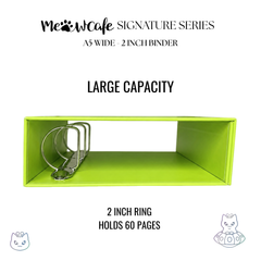 [PRE ORDER][Signature Series] - [A5 Wide] - [2 inch] - Magnetic Closure Binder + Dustproof SlipCase - Alien