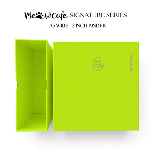 [2ND ROUND PRE ORDER] [Ship on Nov 30th] [Signature Series] - [A5 Wide] - [2 inch] - Magnetic Closure Binder + Dustproof SlipCase - Alien