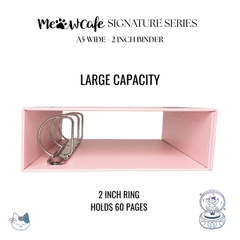 [PRE ORDER][Signature Series] - [A5 Wide] - [2 inch] - Magnetic Closure Binder + Dustproof SlipCase - Ballet