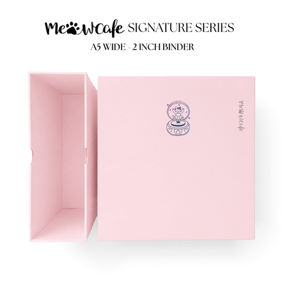 [PRE ORDER][Signature Series] - [A5 Wide] - [2 inch] - Magnetic Closure Binder + Dustproof SlipCase - Ballet