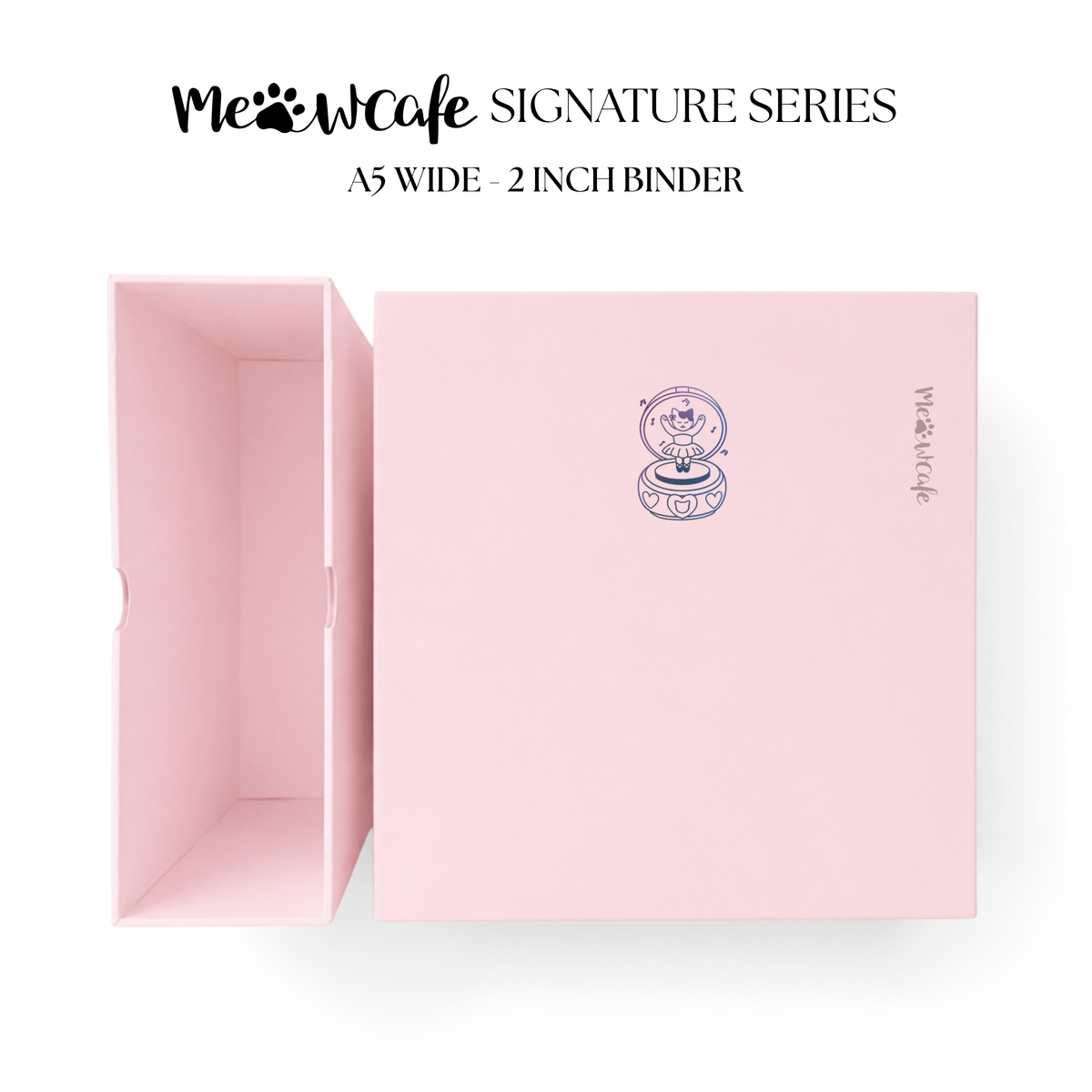 [PRE ORDER][Signature Series] - [A5 Wide] - [2 inch] - Magnetic Closure Binder + Dustproof SlipCase - Ballet