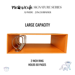 [PRE ORDER][Signature Series] - [A5 Wide] - [2 inch] - Magnetic Closure Binder + Dustproof SlipCase - Cowboy