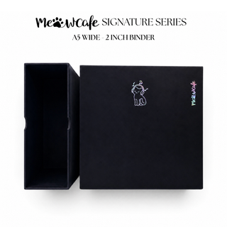 [2ND ROUND PRE ORDER] [Ship on Nov 30th] [Signature Series] - [A5 Wide] - [2 inch] - Magnetic Closure Binder + Dustproof SlipCase - Melody