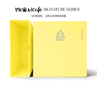 [2ND ROUND PRE ORDER] [Ship on Nov 30th] [Signature Series] - [A5 Wide] - [2 inch] - Magnetic Closure Binder + Dustproof SlipCase - Sunny Bunny