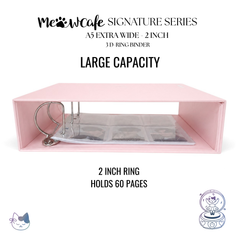 [PRE ORDER][Signature Series] - [A5 Extra Wide] - [2 inch] - Magnetic Closure Binder + Dustproof SlipCase - Ballet
