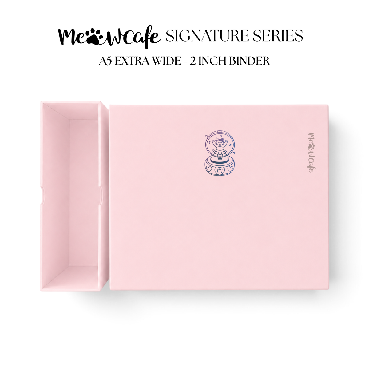 [PRE ORDER][Signature Series] - [A5 Extra Wide] - [2 inch] - Magnetic Closure Binder + Dustproof SlipCase - Ballet