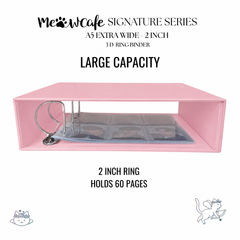 [PRE ORDER][Signature Series] - [A5 Extra Wide] - [2 inch] - Magnetic Closure Binder + Dustproof SlipCase - Cupid