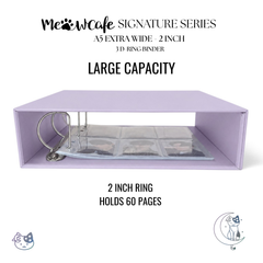 [PRE ORDER][Signature Series] - [A5 Extra Wide] - [2 inch] - Magnetic Closure Binder + Dustproof SlipCase - Luna