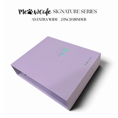 [2ND ROUND PRE ORDER] [Ship on Nov 30th] [Serie Signature] - [A5 Extra Ancho] - [2 pulgadas] - Carpeta con cierre magnético + Funda protectora contra el polvo - Luna