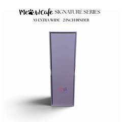 [2ND ROUND PRE ORDER] [Ship on Nov 30th] [Serie Signature] - [A5 Extra Ancho] - [2 pulgadas] - Carpeta con cierre magnético + Funda protectora contra el polvo - Luna