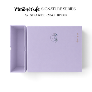 [2ND ROUND PRE ORDER] [Ship on Nov 30th] [Signature Series] - [A5 Extra Wide] - [2 inch] - Magnetic Closure Binder + Dustproof SlipCase - Luna
