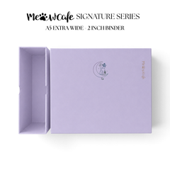 [PRE ORDER][Signature Series] - [A5 Extra Wide] - [2 inch] - Magnetic Closure Binder + Dustproof SlipCase - Luna