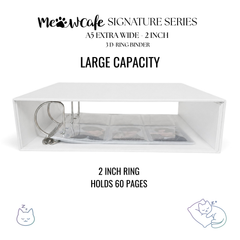 [PRE ORDER][Signature Series] - [A5 Extra Wide] - [2 inch] - Magnetic Closure Binder + Dustproof SlipCase - Snooze