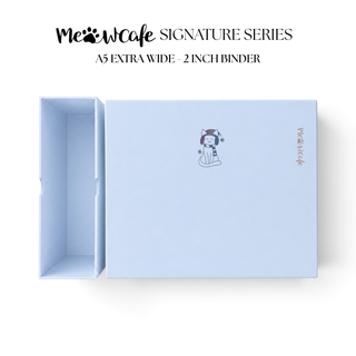 [2ND ROUND PRE ORDER] [Ship on Nov 30th] [Signature Series] - [A5 Extra Wide] - [2 inch] - Magnetic Closure Binder + Dustproof SlipCase - Snowflake