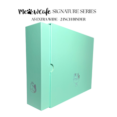 [2ND ROUND PRE ORDER] [Ship on Nov 30th] [Serie Signature] - [A5 Extra Ancho] - [2 pulgadas] - Carpeta con cierre magnético + Funda antipolvo - Sundae