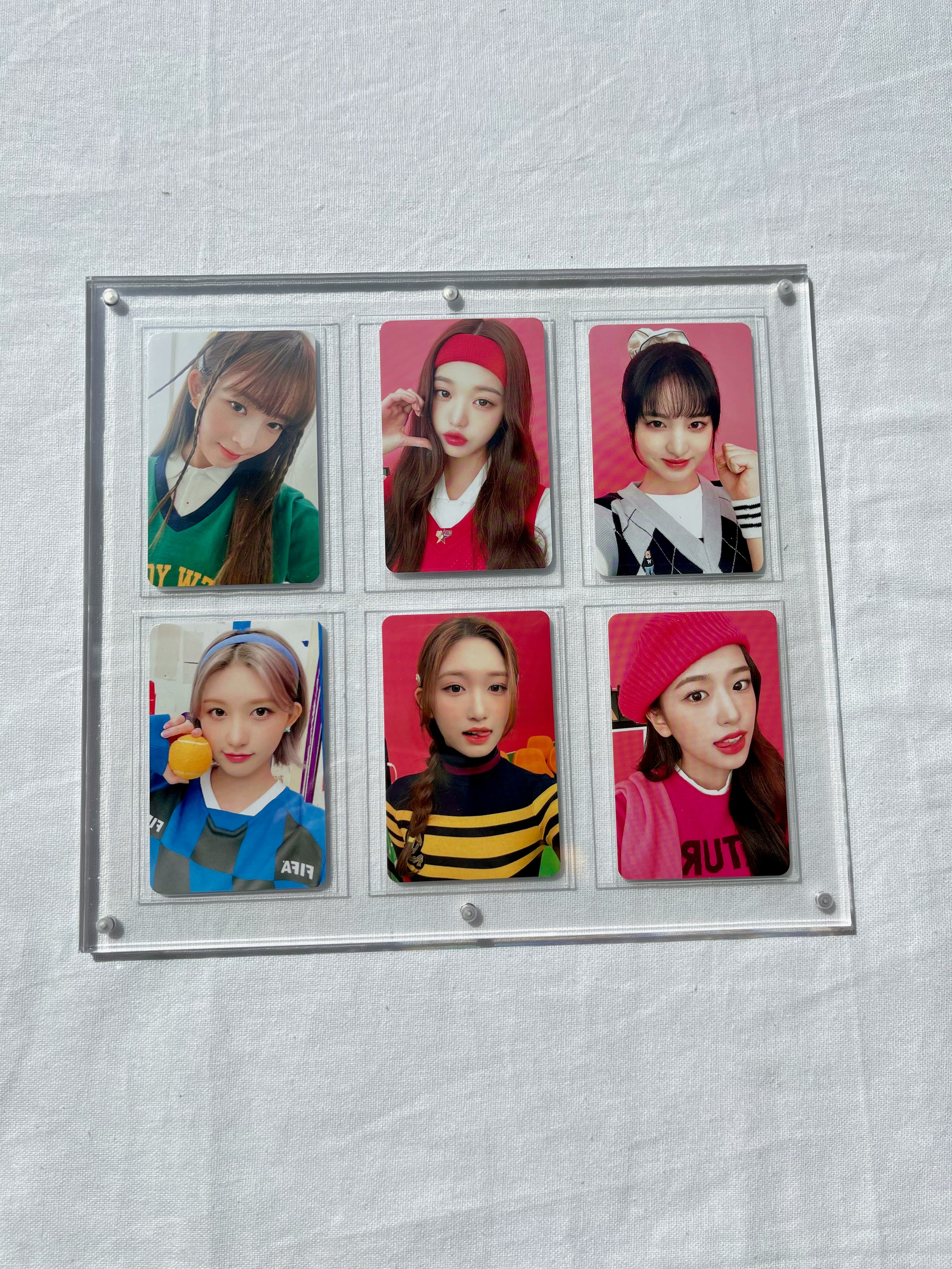 Acrylic Photo Frame Transparent Magnetic Picture Frame Kpop Photocard  Holder Cadre Photo Idol Card Display Stand Room Decor